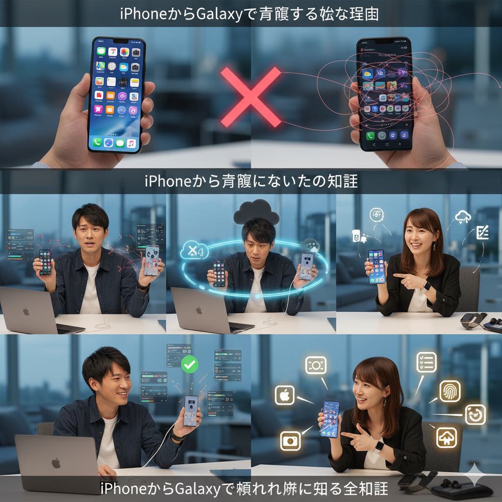 iPhoneからGalaxyで後悔する主な理由
