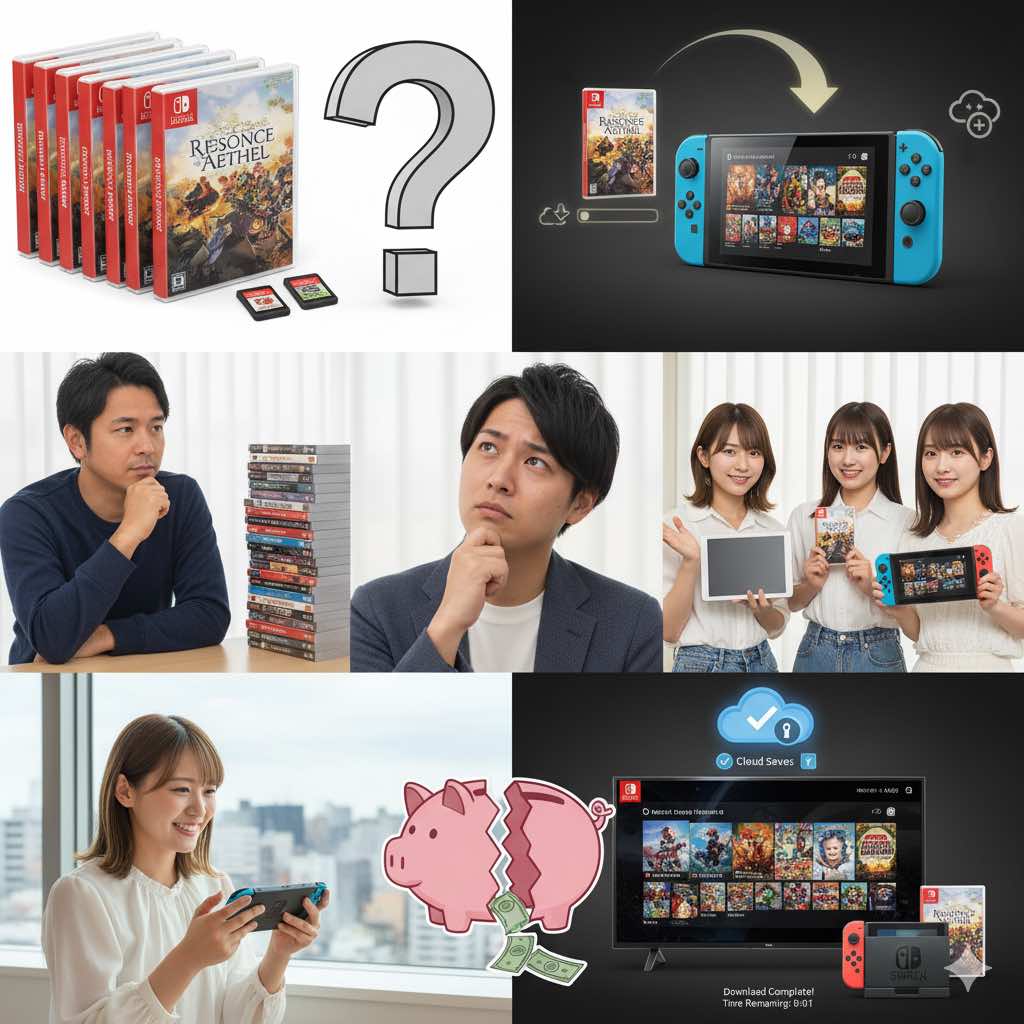 スイッチのダウンロード版で後悔する主な理由
