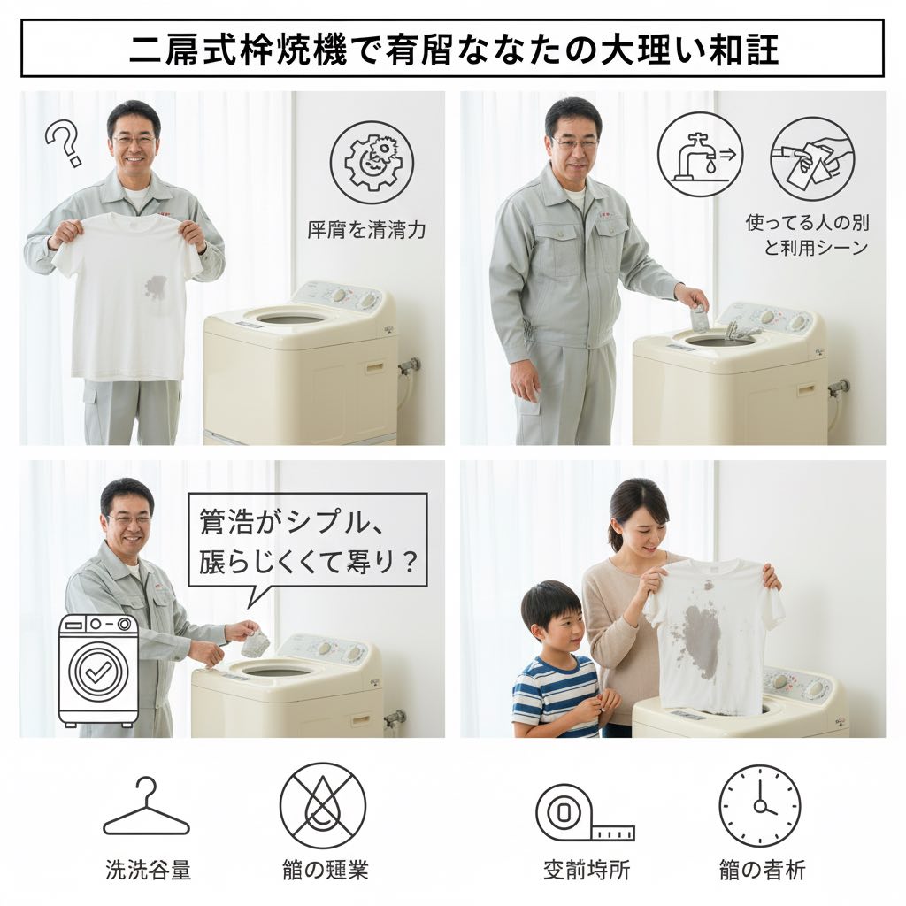 二層式洗濯機で後悔しないための正しい知識