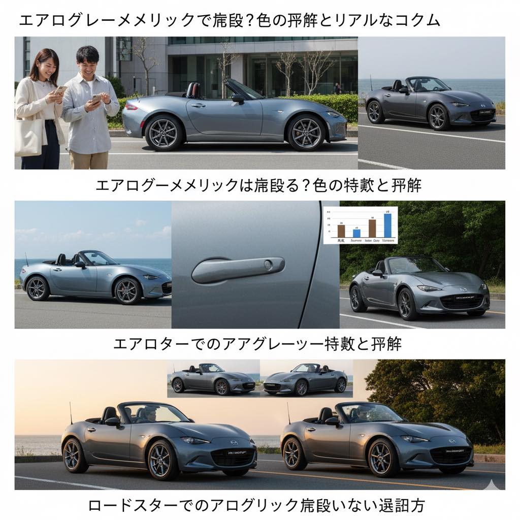 エアログレーメタリックは後悔する？色の特徴と評判