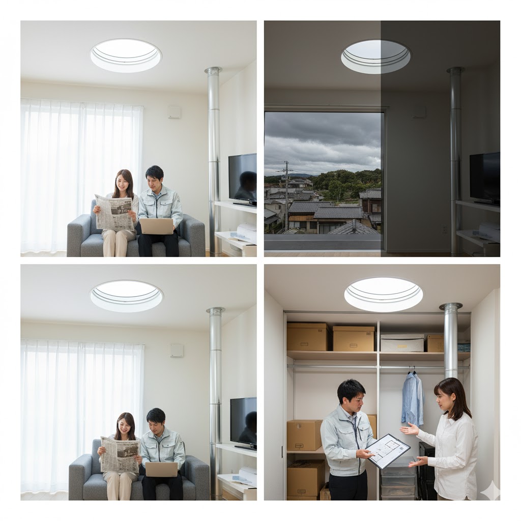 スカイライトチューブの後悔を回避するポイント